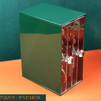 二层墨绿 36-2绿 耳环收纳盒家用耳钉耳饰项链多层抽屉欧式大容量精致饰品首饰盒子