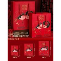 亲亲新娘手提袋 竖款小号[20个] 喜糖盒手提式结婚用品大全糖盒结婚2021年装喜糖的小袋子回礼专用