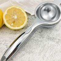 柠檬夹子 柠檬汁压汁器手动水果高端夹子家用榨汁机手压铝合金挤压果器