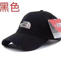 软顶磨边黑色 均码 北脸硬顶棒球帽春夏男女同款鸭舌帽潮牌街拍太阳帽健身遮阳帽子