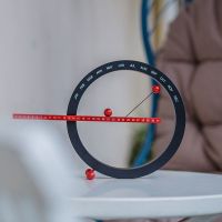 一代黑白色(无星期) 磁力球万年历2021年创意日历ins风个性创意桌面摆件木质台历挂历