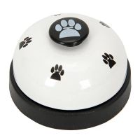 按铃款(白色) 狗狗玩具宠物按铃说话训狗神器狗狗训练发声吃饭训猫逗狗神器幼犬