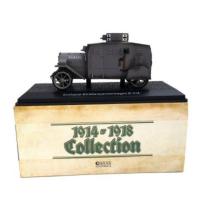 深灰色 1:43一战德国德军Ehrhardt EV4装甲车坦克模型仿真全合金静态摆件