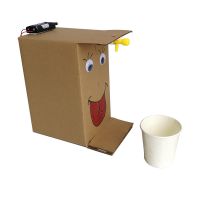 散装材料+电池(瓶子自备) DIY自动感应饮水机 废物利用科学小制作环保科技节创意手工小发明