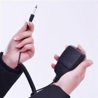 6.5mm插头话筒 6.5mm车载喊话器扩音器动圈手持话筒 叫卖扩音器麦克风手握送话器
