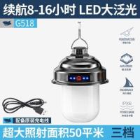 G518[黑色 电显 8-16H] 帐篷灯露营led充电灯泡野营户外照明应急家用超亮夜市摆地摊挂灯