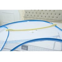 [不含蚊帐]蒙古包专用风扇杆子 90x190cm床[免安装全底] 帐篷蒙古包蚊帐免安装宿舍单人1.2米床全底防摔家用1.