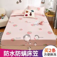 草莓 90*200cm亲肤裸睡 防水隔尿 南方生活防水床笠床罩隔尿透气床垫罩床套床单席梦思全包保护套