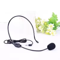 单独耳麦 小蜜蜂麦克风扩音器教师用有线领夹头戴式教学扩音机配件话筒耳麦