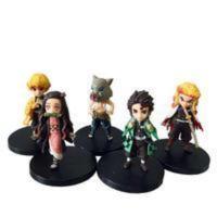 Q版鬼灭之刃动漫公仔灶门祢豆子炭治郎我妻模型手办蛋糕静态摆件 Q版鬼灭之刃动漫公仔灶门祢豆子炭治郎我妻模型手办蛋糕静态摆