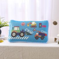 挖土机 30x50cm冰丝普通枕套一只 儿童夏季冰丝枕套30x50卡通单个小号宝宝乳胶枕头套40x60一对装天