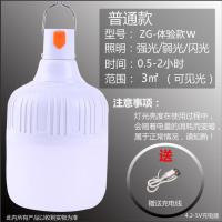 ZG5w.体验款-[无保修] 充电照明灯[普通款]+挂钩 夜市摆摊LED充电灯泡超亮家用停电usb应急灯无线照明宿舍户外