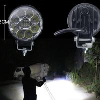 大视野[3寸圆灯]白光 货车LED大视野方灯黄白光三寸方大视野四寸方LED灯汽车LED大视野