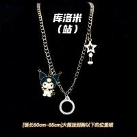 库洛米(站) 锐客挂绳柚子vtv通用电子防丢绳少女心库洛米玉桂狗卡比项链日韩