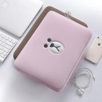 粉色小熊 10寸(28*20cm) 笔记本电脑内胆包平板电脑保护套轻质防刮保护包10/12/13/15.6寸