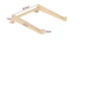 简易款小号 实木笔记本电脑支架立式架垫高支架散热底座颈椎桌面创意托架加高