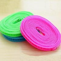 绿色 10米加粗[一个装] 10米加粗晾衣绳免打孔户外晒被子绳室内阳台防风滑尼龙绳凉衣夹子