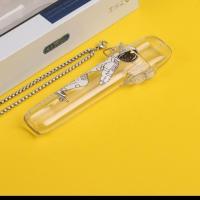 太空人 柚子一二代 柚子二代透明保护套丫ooz弹簧套防摔防丢防刮一二代挂脖通用