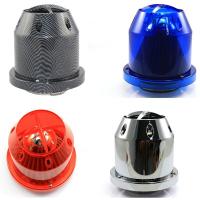 红色60MM 汽车进气改装高流量蘑菇头空滤改装进气60/63/70/76MM冬菇头滤清