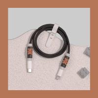 DIY(黑简易 两只围巾熊)24# 原创小熊~颜值爆表~数据线保护套20w苹果充电器头iPhone12防折断