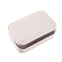 红色1个装 翻盖肥皂盒创意沥水免打孔带盖卫生间家用浴室香皂盒洗衣皂盒皂架