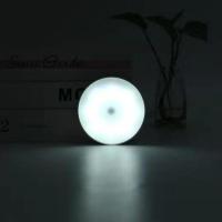 太阳能感应小夜灯常规款白光 太阳能人体感应小夜灯智能感应小夜灯卧室起夜USB无线人体感应灯