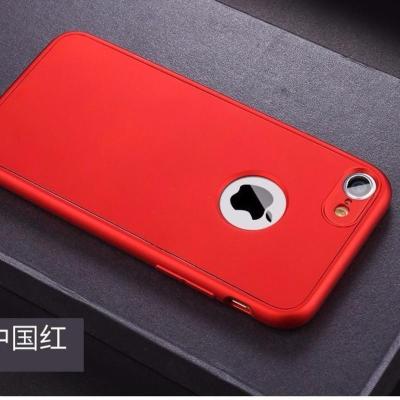 [中国红]单壳 苹果6/6s[4.7寸] 苹果6/6s/7/8plus手机壳iphonex/xs/xr/6plus全包m