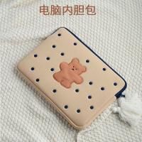 波点小熊[内胆包] 12寸 电脑包女高颜值韩国小熊可爱手提苹果13.3寸华为14/15.6ins内胆包