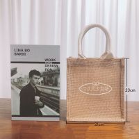 无印同款A6麻袋 无印良品A6麻布袋diy手提袋迷你小号饭盒环保收纳购物袋ins学生包