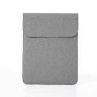 10寸 浅灰色 竖款内胆包防水加绒笔记本电脑包10/11/12/13B/13.3/14/15.4/15.6