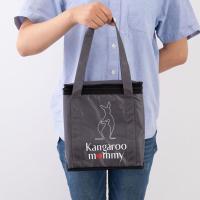 袋鼠 小号24*22*15cm 饭盒袋保温袋便当袋韩国手提包带饭的袋手拎袋帆布袋学生拎袋午餐