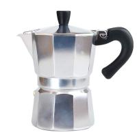 八角铝制咖啡壶6杯 家用手冲咖啡壶经典八角铝制意式摩卡壶300ml浓缩咖啡壶铝壶器具