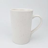 马卡龙奶白色-400ml 单杯身无盖勺 MarchHome马卡龙撞色水杯女生可爱马克杯ins高颜值陶瓷杯子带盖勺