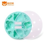 晨雾绿 蒸糕模具-含盖 宝宝蒸糕辅食模具婴儿米糕卡通蛋糕工具可蒸煮耐高温硅胶烘焙磨具