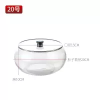 3斤反盖加厚款(送勺子或夹子) 泡菜坛子加厚玻璃小号家用酸菜缸腌咸菜罐透明大号酱菜缸超市专用