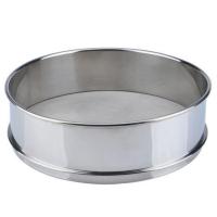 直径20厘米高10厘米 20目 加高筛子面粉筛大米筛小米筛过滤网筛超细不锈钢分样筛