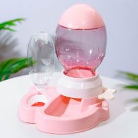 粉色(自动喂水/自动喂食) [可自动] 猫咪自动喂食器宠物饮水器猫粮盆饮水一体猫饮水机狗喝水器不湿嘴