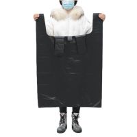 宽55*高80[普通款] 黑色50个 特大号厚款塑料袋加厚搬家收纳袋打包袋大手提黑色垃圾袋背心袋子