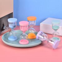 橙色(3分钟) 5件套装沙漏计时器儿童吃饭刷牙30分钟一小时学生开学礼物流沙瓶