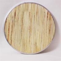 包边双层高粱杆33cm(1个) 高粱秆盖帘铁锅盖锅拍包边双层加厚篦子厨房圆形饺子托盘面食帘