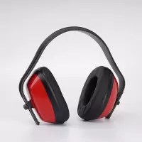 红色简易款_不建议拍 耳罩防噪音耳套降噪消音耳机睡觉学生工厂头戴式防护打呼噜送耳塞