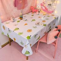 萌趣小树 80*120cm 茶几桌布防水防油防烫免洗餐桌垫布艺桌布ins学习桌宿舍少女心