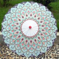 古典花纹1 大号竹竿伞面直径82CM(成人) 茉莉花开古典舞蹈跳舞花伞风筝误古装舞蹈旗袍走秀伞工艺伞名族风