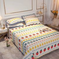 多彩草莓 婴儿床用60X110cm颜色随机 洛卡棉床单单件床盖单双人炕单三层夹棉盖毯学生榻榻米多功能垫子