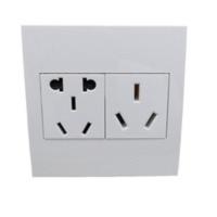 中性86型三位16A三孔10A五孔二个电源墙壁插座开关面板 中性86型三位16A三孔10A五孔二个电源墙壁插座开关面板