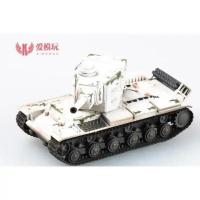 坦克 1/72 爱模玩静态成品模型坦克1/72小号手36286德国缴获KV-2(白色涂装