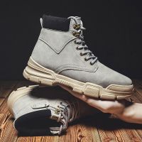 K灰色 39 收藏店铺送小礼物 金鸡男鞋低帮耐磨防滑劳保工装短靴百搭休闲潮流户外男靴子厨师靴