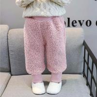 粉色[单裤子] 80(建议身高70-80cm) 儿童连体睡衣法兰绒女童睡袋珊瑚绒秋冬加厚男童中小童宝宝家居服