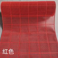 红色撕不烂蜂窝 90厘米长*40厘米宽 镂空防滑脚垫淋浴室内厕所地垫浴室防滑垫卫生间泳池隔水过滤垫子