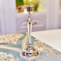 6301银色 烛台摆件 欧式蜡烛家用梦幻复古简约北欧装饰ins香薰浪漫烛光晚餐